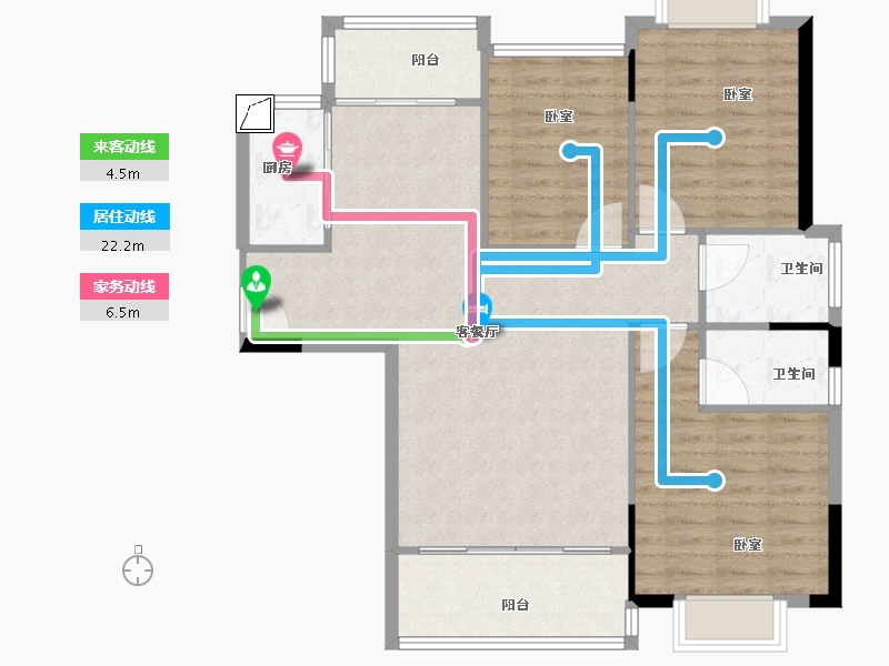 福建省-南平市-建阳融华锦城-98.00-户型库-动静线