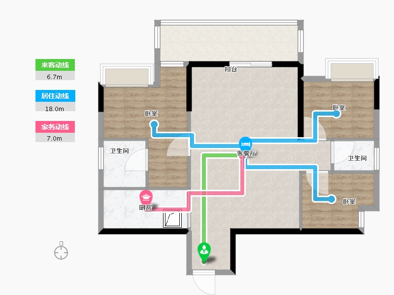 四川省-泸州市-三溪酒城国际-101.01-户型库-动静线