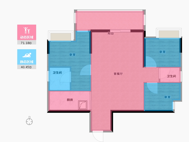 四川省-泸州市-三溪酒城国际-101.01-户型库-动静分区