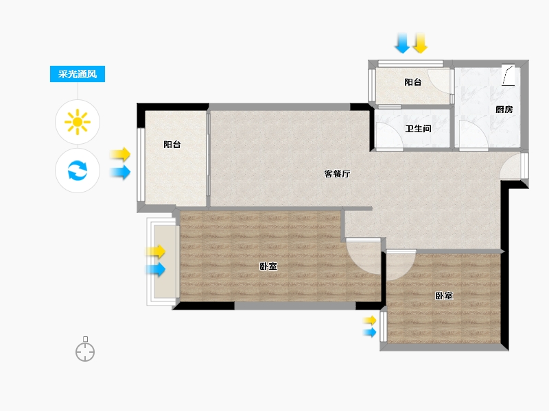 福建省-南平市-建阳融华锦城-83.01-户型库-采光通风