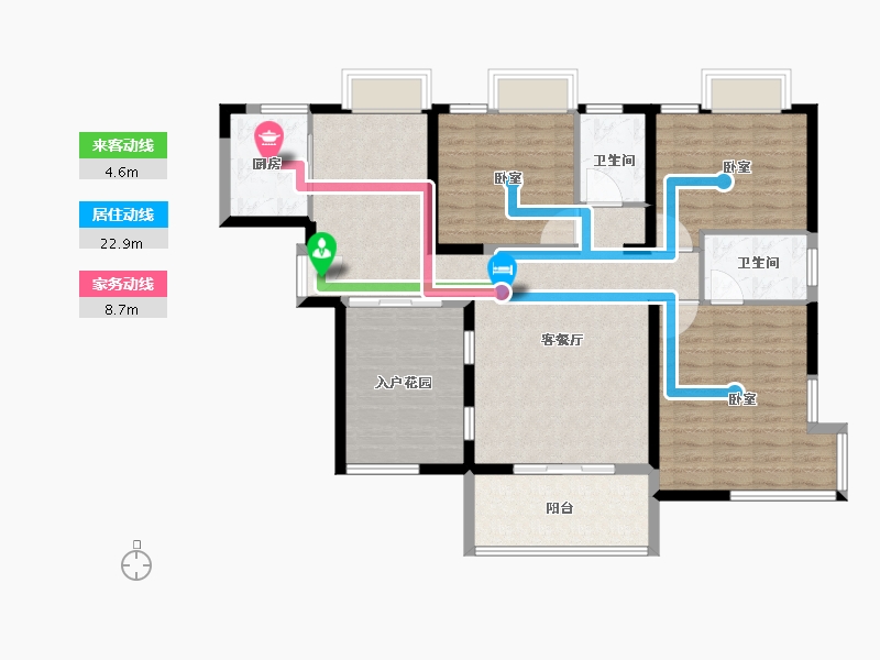 福建省-莆田市-万辉·国际城-109.80-户型库-动静线