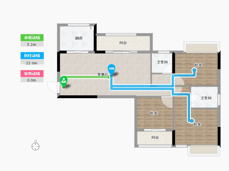 福建省-莆田市-凯天城-104.91-户型库-动静线