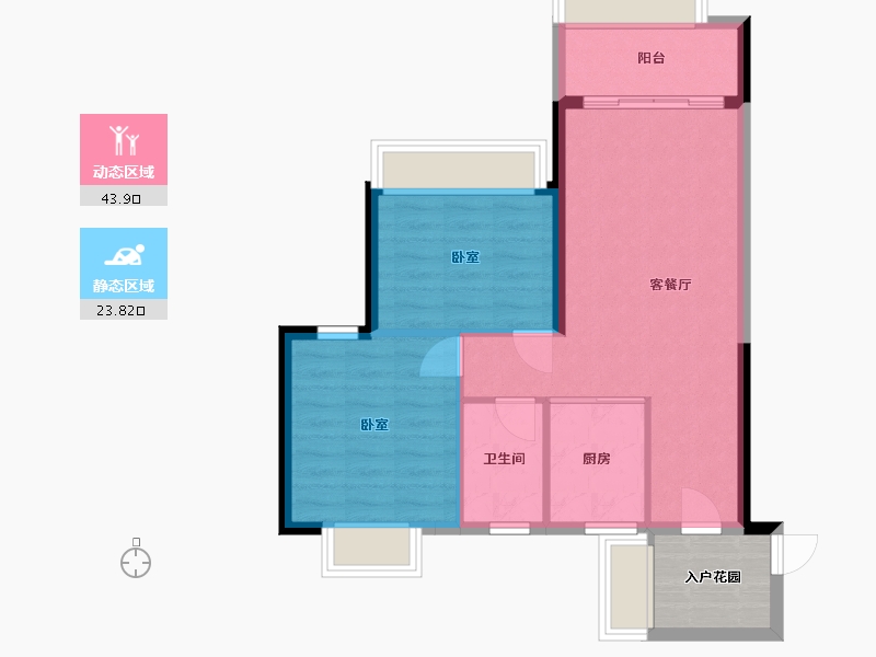 广东省-湛江市-新宇大厦-65.74-户型库-动静分区