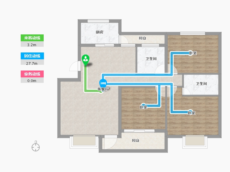 安徽省-安庆市-嘉禾至尊-99.01-户型库-动静线