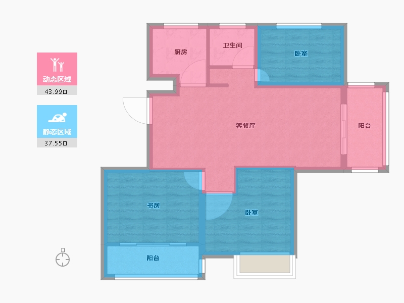 安徽省-安庆市-嘉禾至尊-73.01-户型库-动静分区