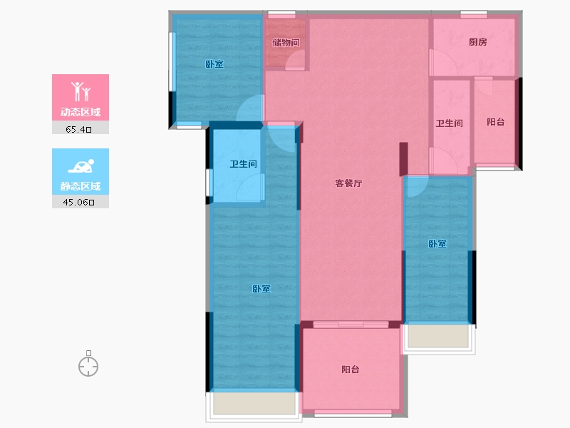 福建省-莆田市-凯天城-100.00-户型库-动静分区