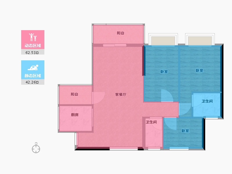 广东省-汕头市-桂和新城-96.29-户型库-动静分区