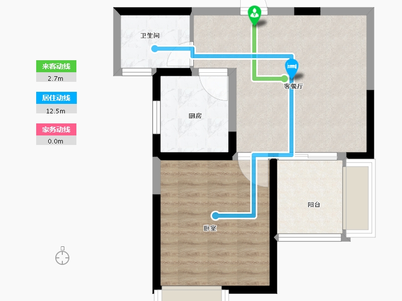 江苏省-无锡市-常发欧风新天地-53.01-户型库-动静线