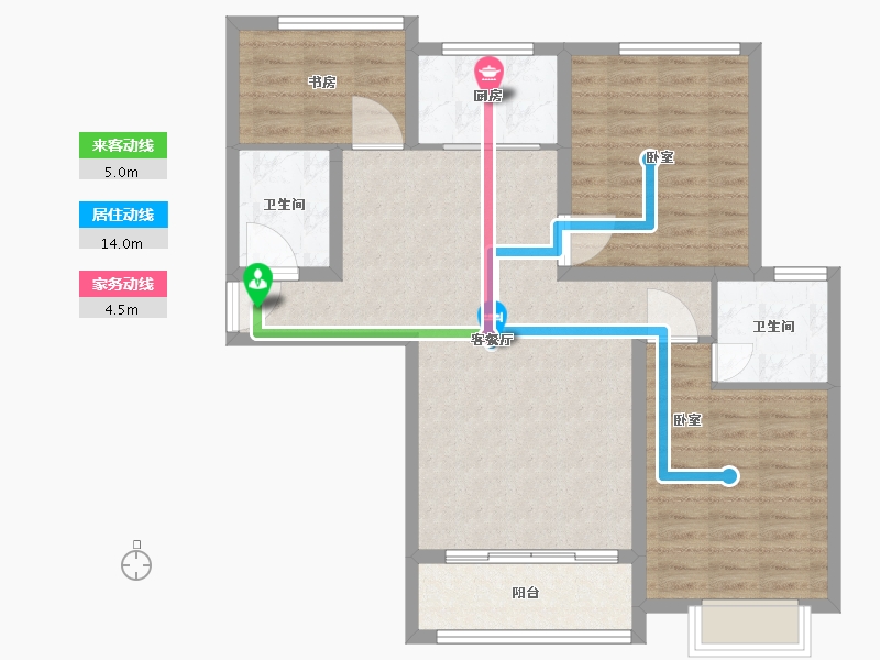 河北省-邢台市-御府名门-91.01-户型库-动静线