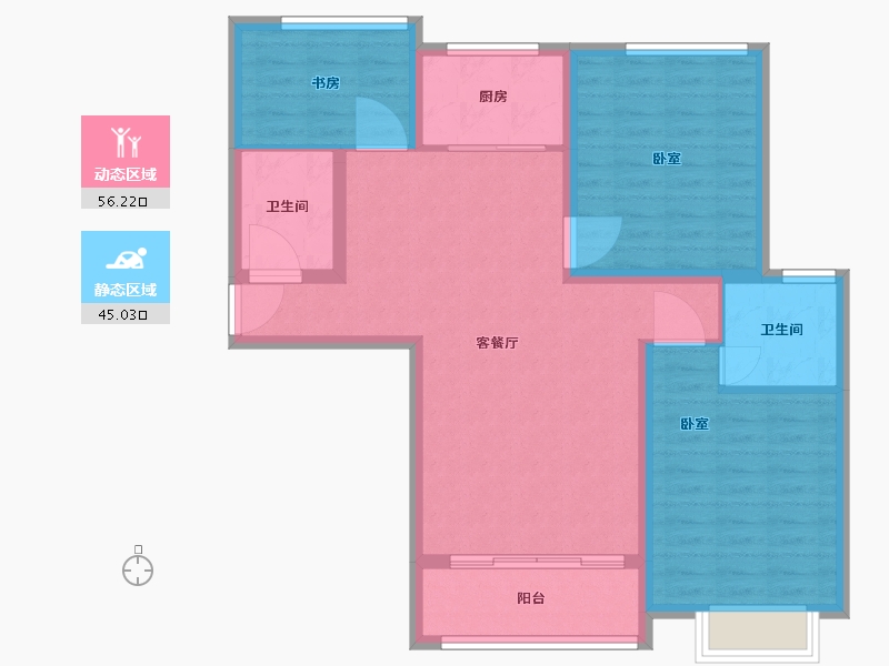 河北省-邢台市-御府名门-91.01-户型库-动静分区