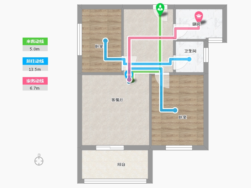 江西省-上饶市-城市8号-54.26-户型库-动静线