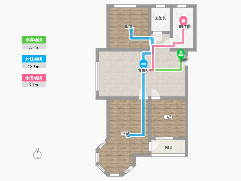 河北省-邢台市-御府名门-81.00-户型库-动静线