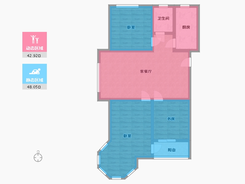 河北省-邢台市-御府名门-81.00-户型库-动静分区