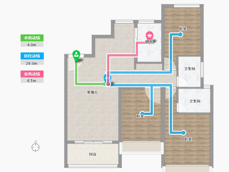 福建省-莆田市-万辉·国际城-106.00-户型库-动静线