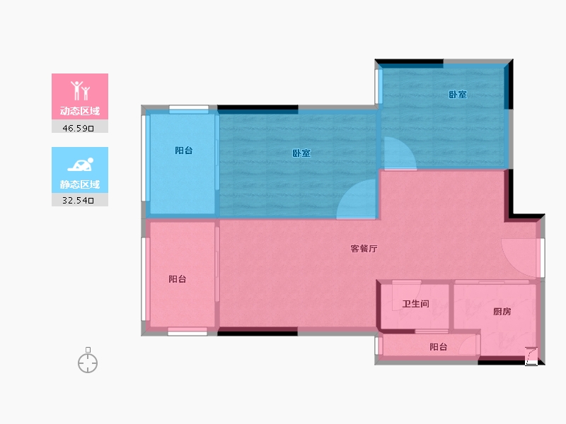 福建省-南平市-建阳融华锦城-72.01-户型库-动静分区