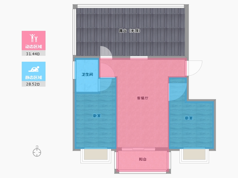 河北省-保定市-沐日府-79.22-户型库-动静分区