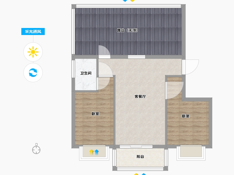 河北省-保定市-沐日府-79.22-户型库-采光通风