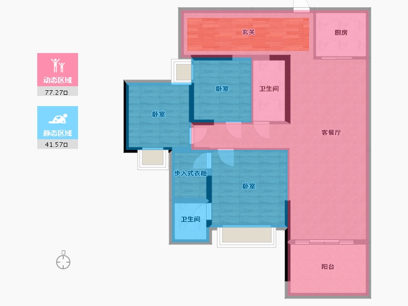 广东省-湛江市-新宇大厦-106.76-户型库-动静分区