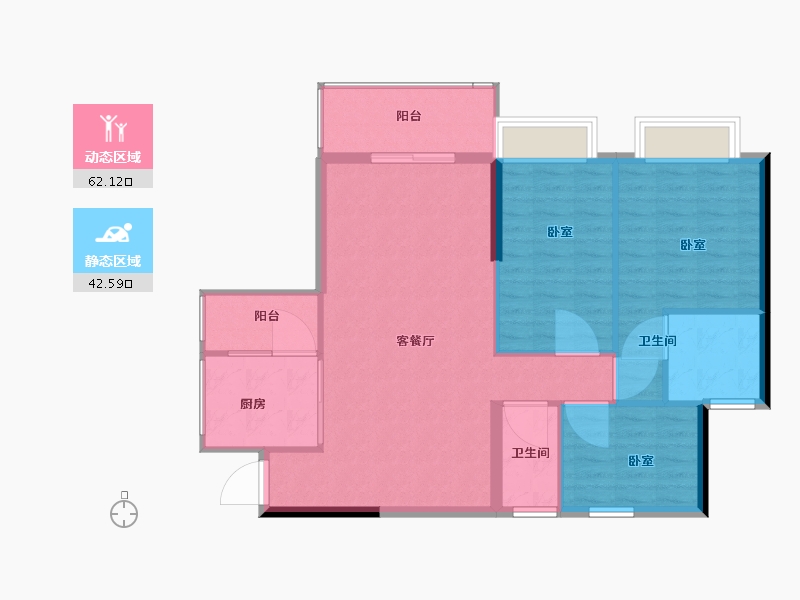 广东省-汕头市-桂和新城-96.12-户型库-动静分区