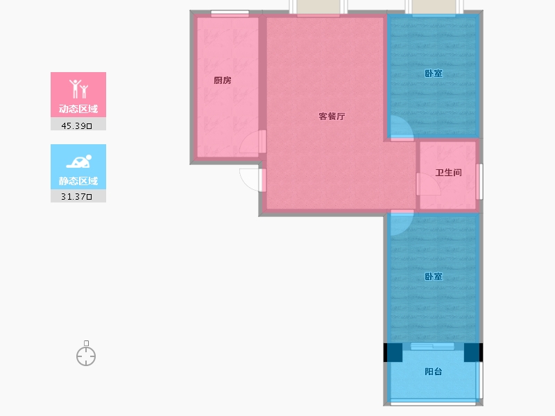 山东省-潍坊市-广丰文化特艺城-68.00-户型库-动静分区