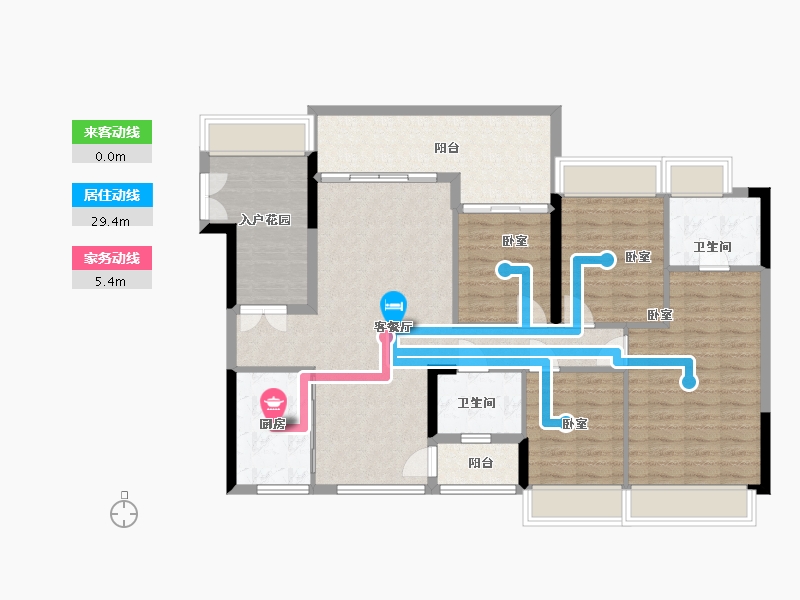 广东省-广州市-越秀滨海珺城-117.00-户型库-动静线