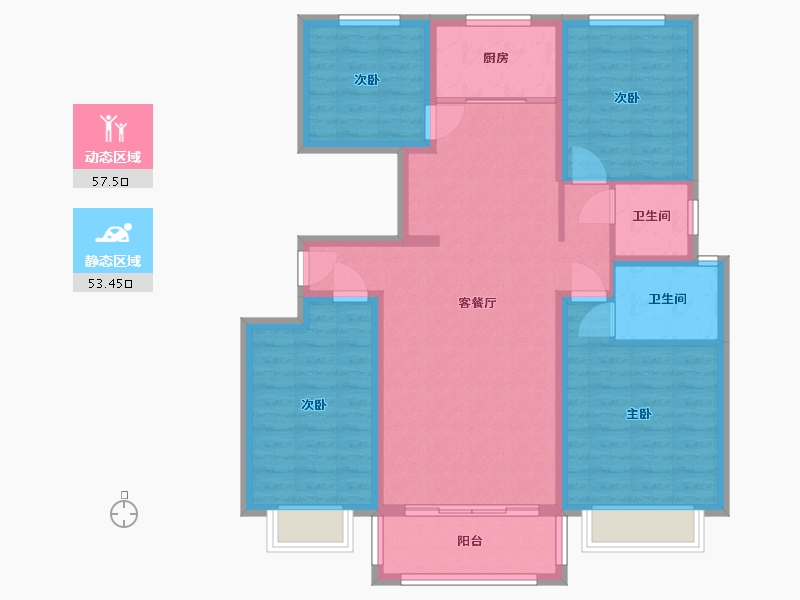 河南省-濮阳市-越秀樟园-99.26-户型库-动静分区