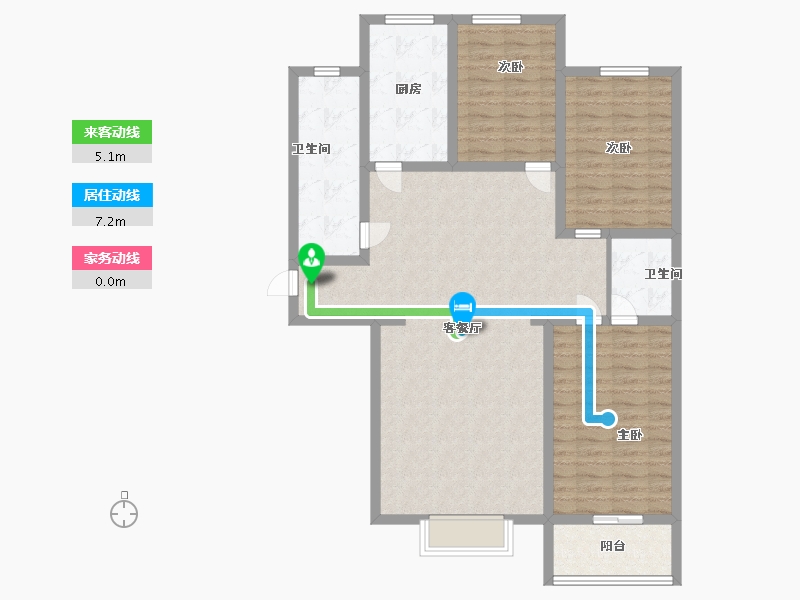 河北省-保定市-领秀紫晶城-110.56-户型库-动静线