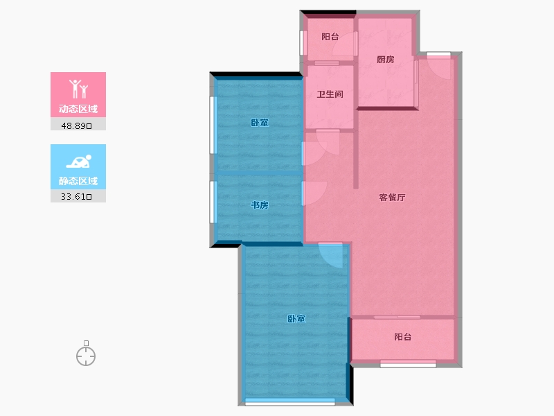 广东省-深圳市-福盈中央山-75.07-户型库-动静分区