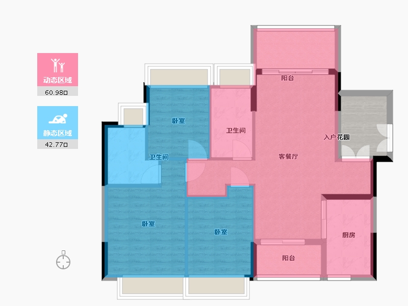 广东省-广州市-越秀滨海珺城-100.01-户型库-动静分区