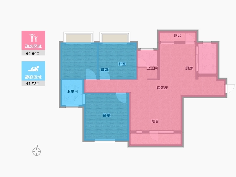 湖北省-武汉市-中部慧谷二期-100.38-户型库-动静分区