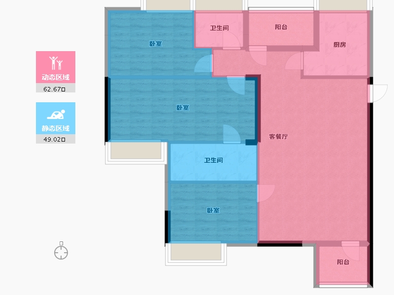 湖北省-武汉市-陌陌屋-101.15-户型库-动静分区