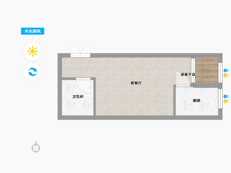 湖北省-武汉市-奥特莱斯V公寓-29.01-户型库-采光通风