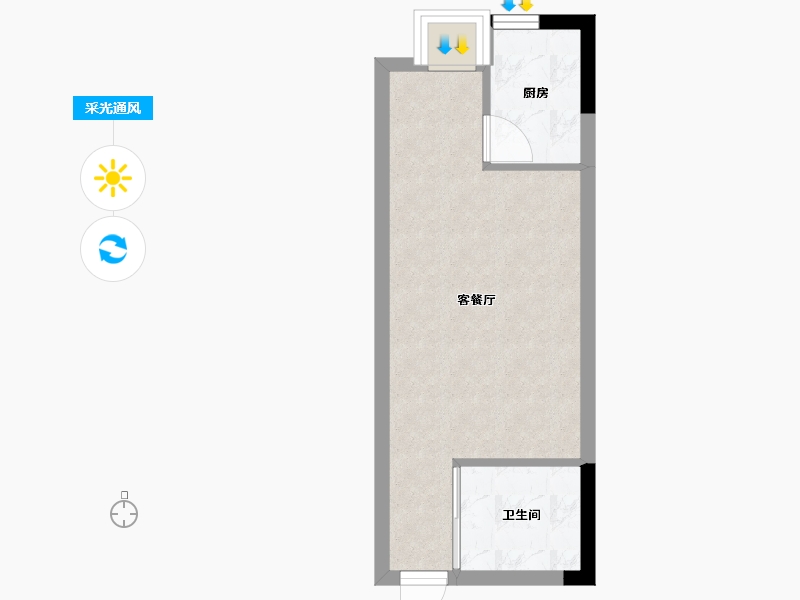 湖北省-武汉市-奥特莱斯V公寓-30.00-户型库-采光通风