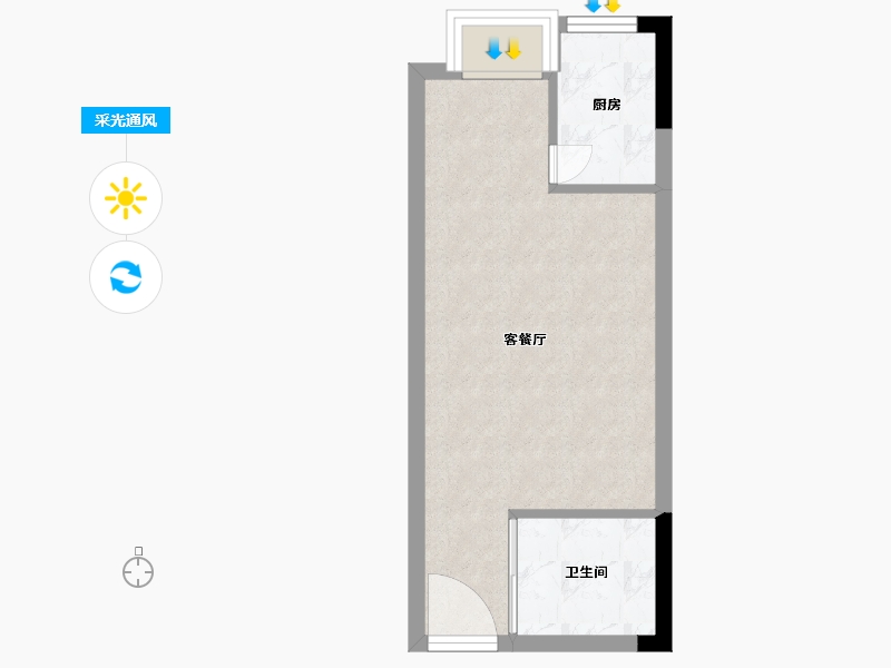 湖北省-武汉市-奥特莱斯V公寓-31.99-户型库-采光通风