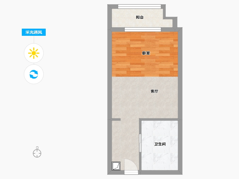 重庆-undefined-方圆越秀时光-32.81-户型库-采光通风