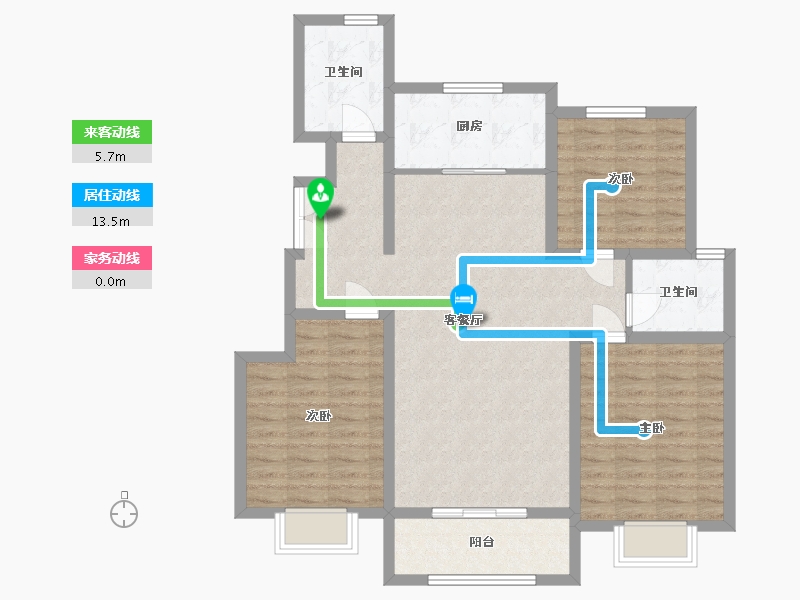 山东省-德州市-东方御澜湾-100.01-户型库-动静线