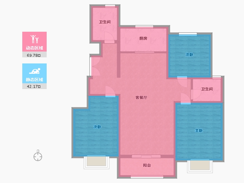 山东省-德州市-东方御澜湾-100.01-户型库-动静分区