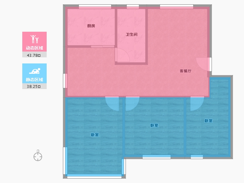 广东省-广州市-34号大院-75.00-户型库-动静分区