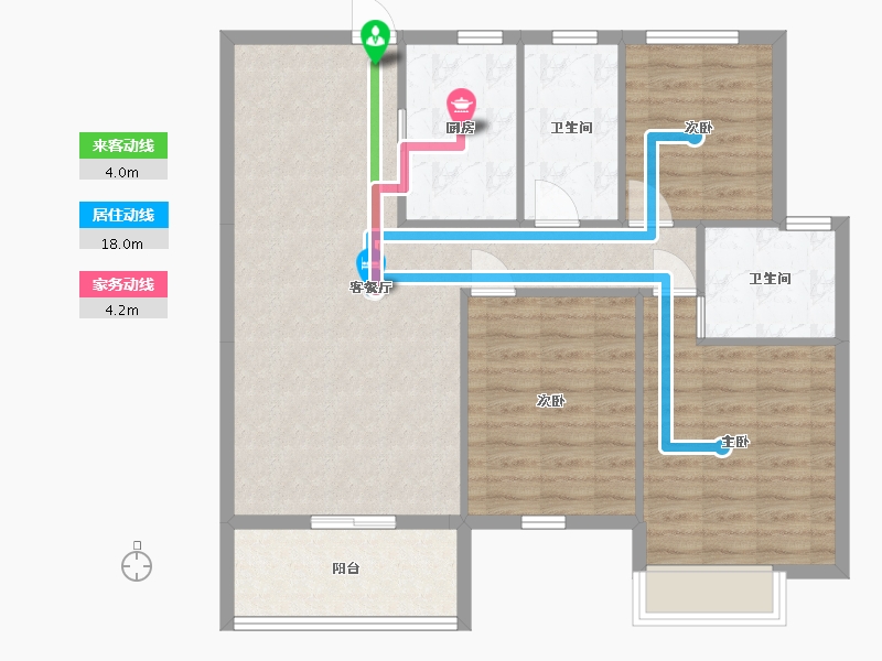 湖北省-黄冈市-赤东中央城-91.94-户型库-动静线