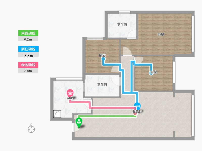 四川省-成都市-郫都-100.00-户型库-动静线