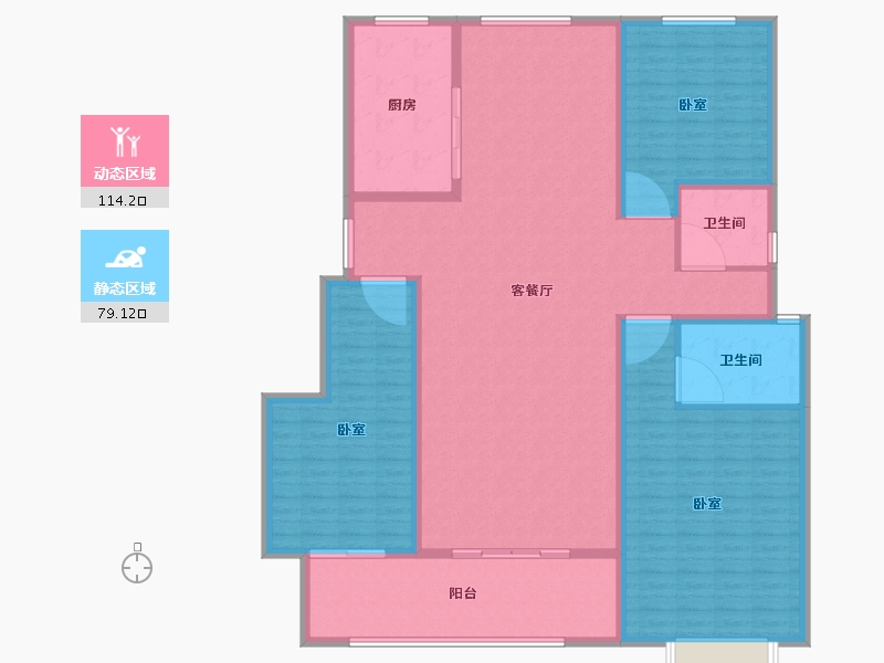 河南省-焦作市-中嘉美景-177.74-户型库-动静分区