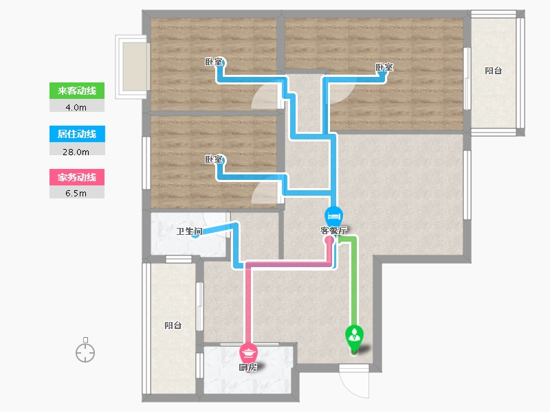 河南省-周口市-建业世和府-98.85-户型库-动静线