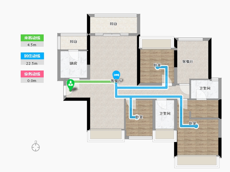 广东省-深圳市-宏发嘉域-99.00-户型库-动静线