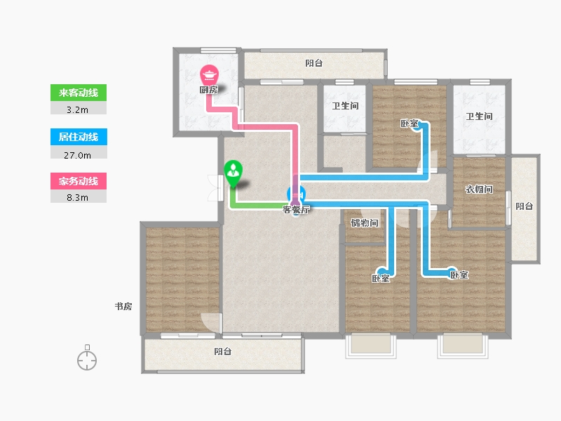 山东省-潍坊市-德润天合-160.00-户型库-动静线