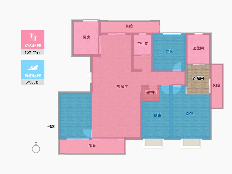 山东省-潍坊市-德润天合-160.00-户型库-动静分区