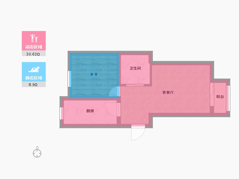 北京-北京市-天裕昕园-34.47-户型库-动静分区