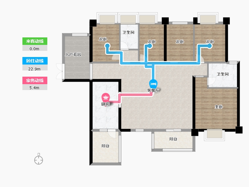 广东省-深圳市-壹方中心玖誉-139.20-户型库-动静线