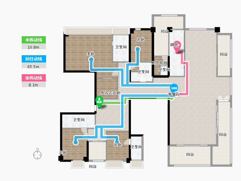 广东省-深圳市-壹方中心玖誉-298.40-户型库-动静线