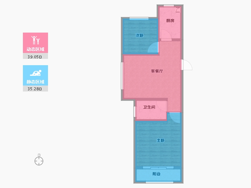 山东省-青岛市-青实樱花郡-66.01-户型库-动静分区