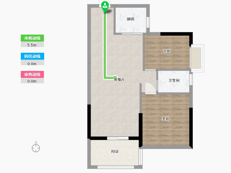 广东省-汕头市-金汇苑-68.20-户型库-动静线